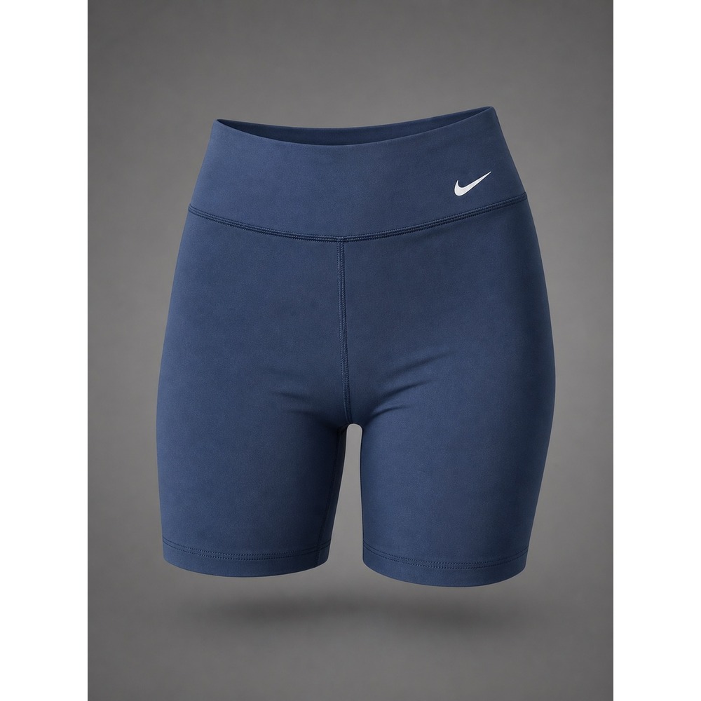 Nike Dri-FIT Womens High Waisted Biker Shorts Slate Blue Large DD0243-491